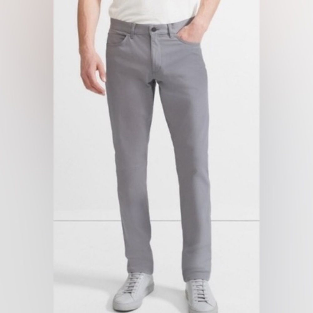 Theory Haydin Straight Slim Pant in Gray for Men